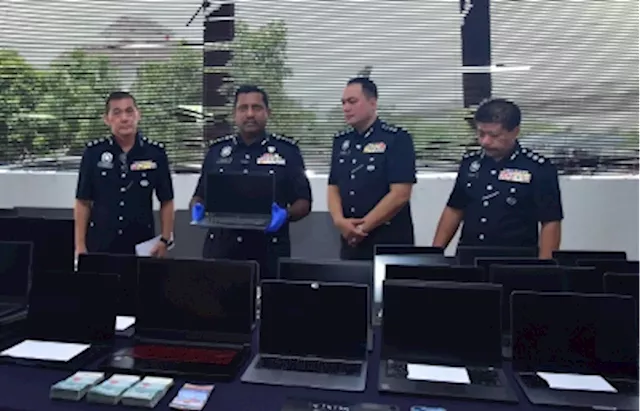 Police bust online gambling app syndicate posing as IT company in Subang Jaya