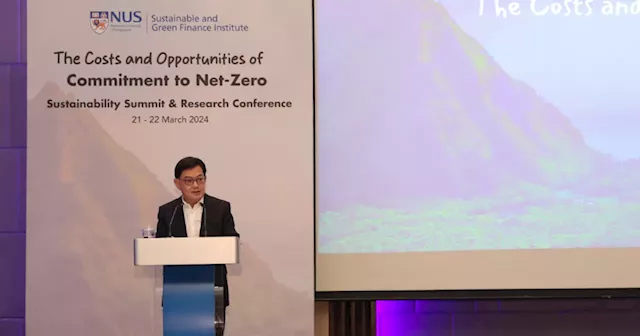 DPM Heng Swee Keat urges sustainable finance collaboration to achieve net-zero goals