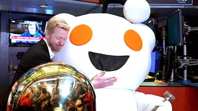 Reddit shares close 30% up following social media company's IPO