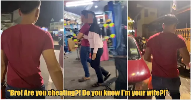 M'sian Catches Husband With Another Woman at Raya Market During Midnight, He Calls Her Stupid