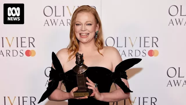 Sarah Snook wins Olivier Award for best actress for Sydney Theatre Company's The Picture of Dorian Gray