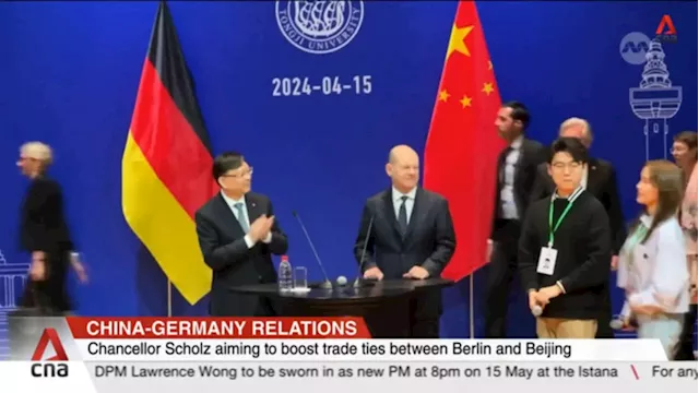 Germany's Scholz says EU market must be open to Chinese cars, calls for fair competition