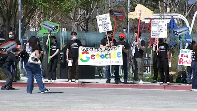 Google employees protest role they claim company has in 'AI-powered genocide' in Gaza