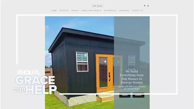 Several customers pay thousands to Houston company for sheds that were never built. Now, they're calling Grace Can Help