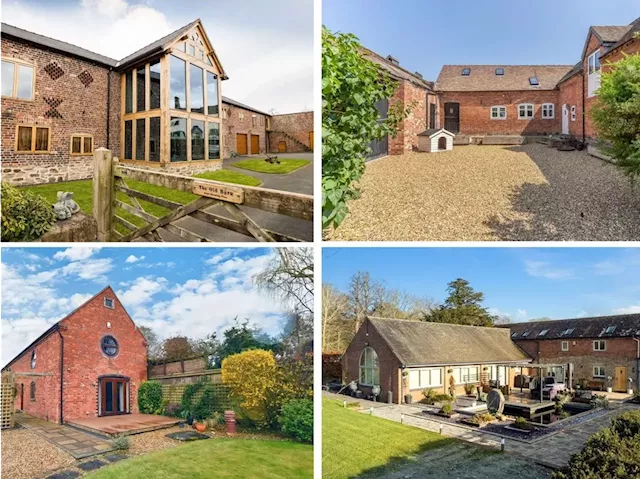 A look around five fabulous barn conversions fresh on the market in Shropshire