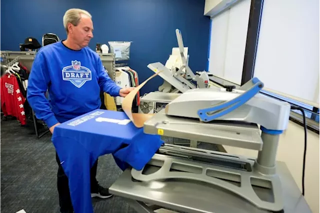 For years, a Michigan company has been the top pick to quickly personalize draftees' new NFL jerseys