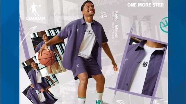 Sneaker company Qiaodan launches new Spurs' Keldon Johnson clothing line