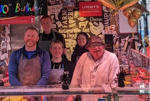 Stalwart of Preston Market Livesey’s Butchers owner Adrian turns 70