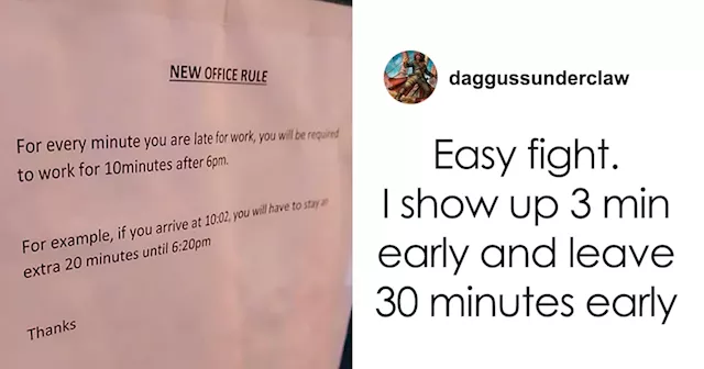 Company Faces Outrage After Making Employees Work 10 Minutes Extra For Each Minute They’re Late