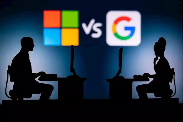 Cloud business boom sends Microsoft and Google shares surging