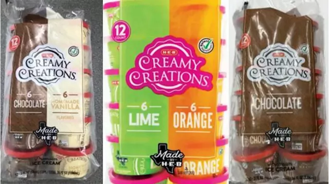 H-E-B recalls select flavors of 'Creamy Creations' 3-ounce ice cream cups because they may contain metal, company says