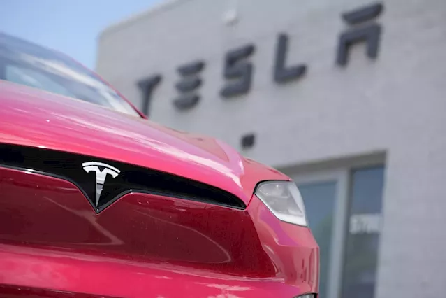 Tesla’s stock leaps on reports of Chinese approval for company’s driving software