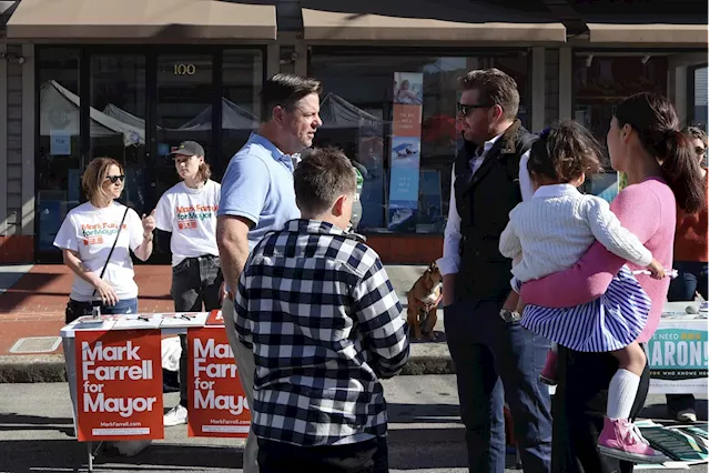 See how they run: Mark Farrell hits every farmers market he can