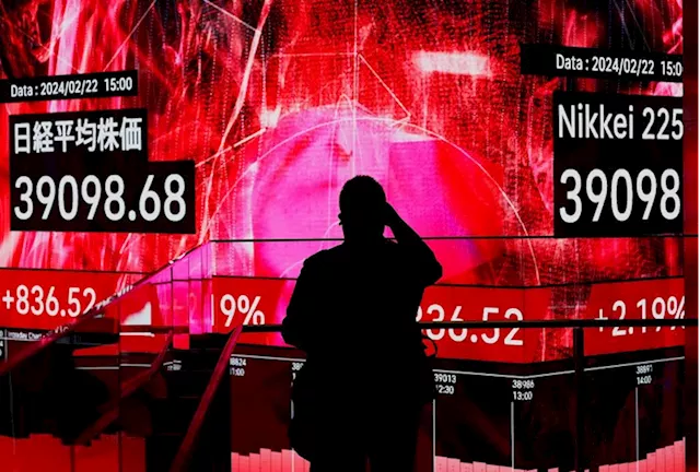 Asian shares fall as earthquake raises concerns about chip-making industry