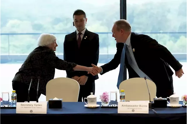 US Treasury Secretary Yellen meets foreign business leaders in China ahead of trade talks