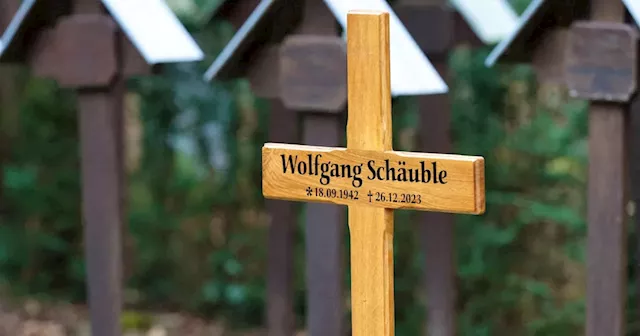 German ex-finance minister Schaeuble's grave desecrated, police say