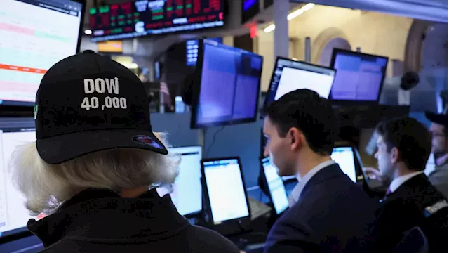 Stocks open higher amid the rally that saw Dow breach 40,000