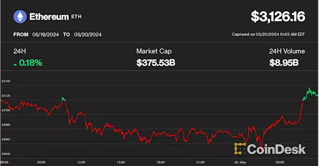 Ether, Bitcoin Open Asia Trading Week Flat as ETH ETF Decision, Nvidia Earnings Loom