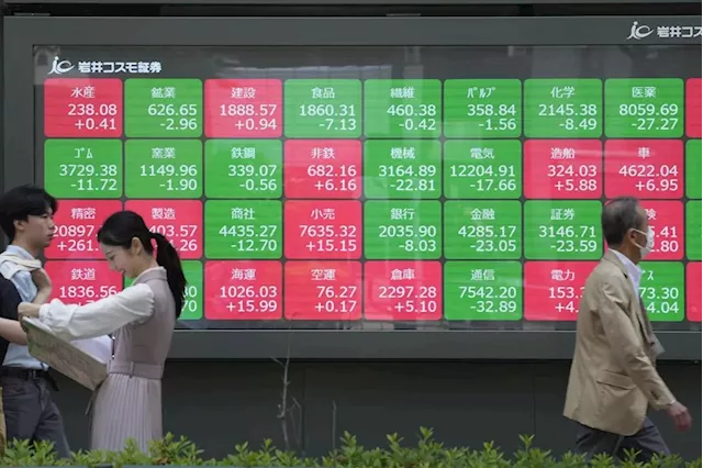 Stock market today: Asian shares mostly decline after Nasdaq ticks to a record high