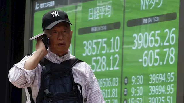 Stock market today: Asian shares track Wall Street's slide on worries over interest rates