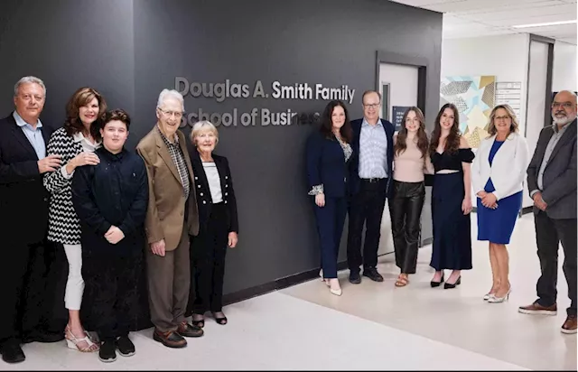 Cambrian College renames school of business in honour of the Douglas A. Smith Family Foundation