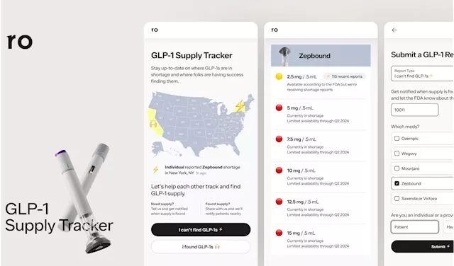 Telehealth company Ro launches GLP-1 supply tracker to help patients navigate shortages