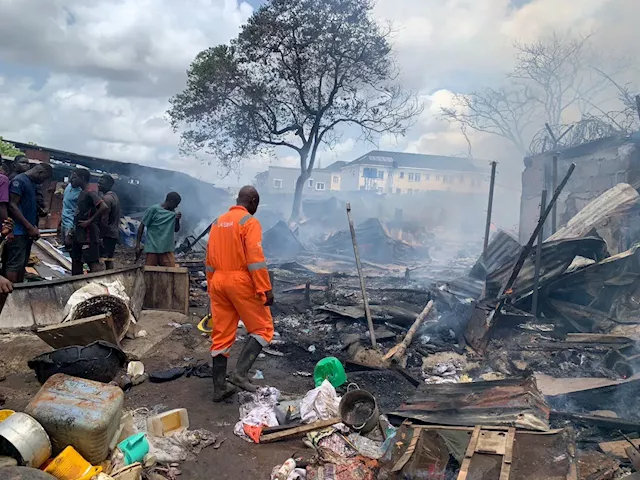 No casualty as fire guts section of Tejuosho market