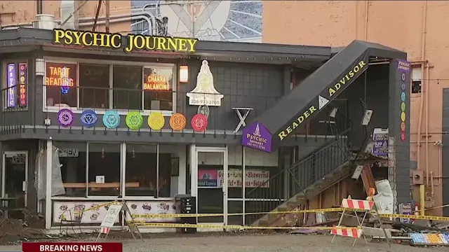 Car rams into business in Seattle's Fremont neighborhood