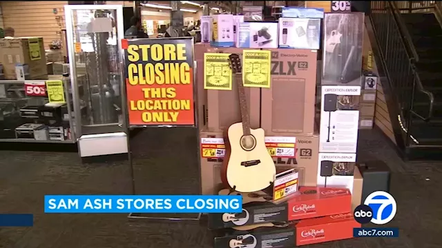 Sam Ash music stores to close after 100 years in business