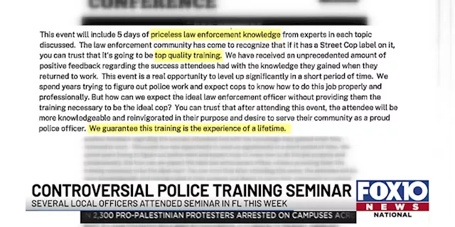 Officers from Mobile attend seminar by company accused of teaching unconstitutional tactics