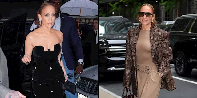 Jennifer Lopez Goes From Business to Pleasure in Two Dramatically Different Looks