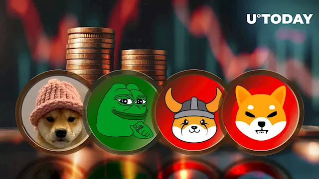 WIF, PEPE, FLOKI, SHIB in Red as Crypto Market Takes Breath