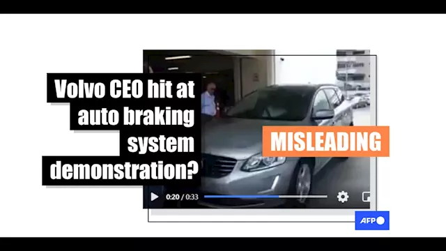 The men in this viral video are not Volvo bosses, the company said