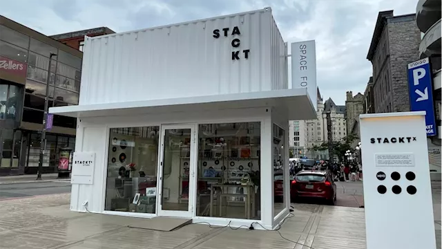 This is what's inside a shipping container storefront in the ByWard Market