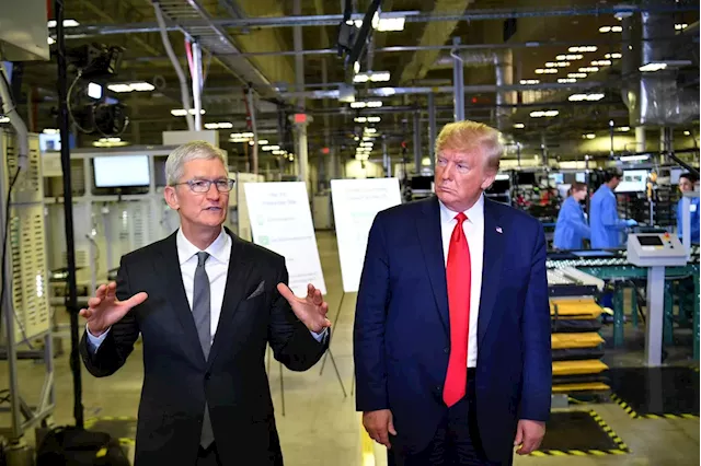 Trump Promises Tax Cuts At Business Roundtable With CEOs, Including Apple’s Tim Cook And JP Morgan’s Jamie Dimon