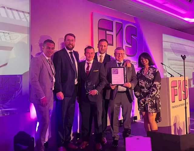 Telford-based V&D Interiors Limited win prestigious industry award