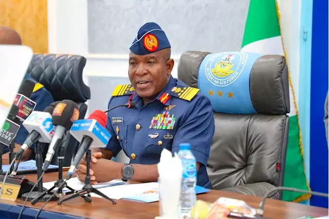 Air force vows to end insecurity, takes stocks