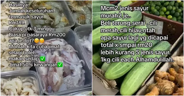 M'sian Goes to Wholesale Market as Early as 3am Due to Cost of Grocery in Supermarkets, Saves up to 60%