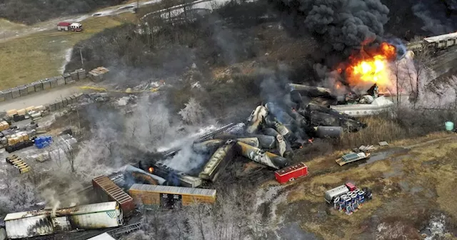 Rail company botched decision to blow open vinyl chloride cars in Ohio, NTSB says