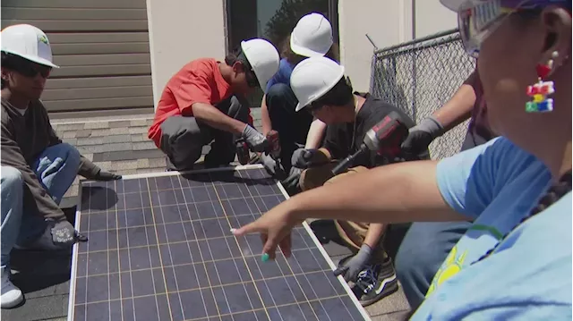 Hands-on experience prepares students for careers in solar industry