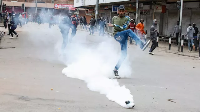 Kenya: Police fire tear gas during clashes with protesters in Nairobi over controversial finance bill