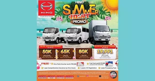 Haul in hottest business deals with the Hino SuMmEr Heat promo