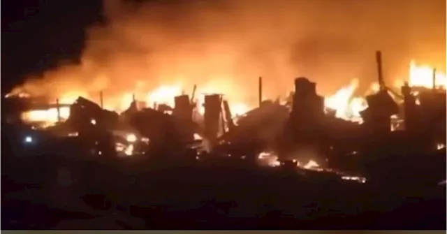 Tinubu sympathises with Abuja market fire victims