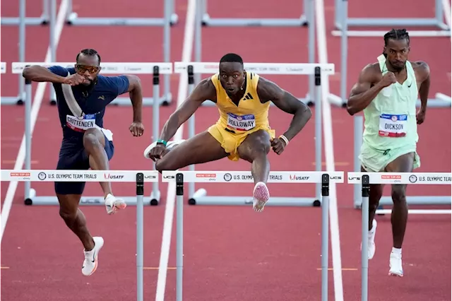 Olympics, unfinished business await for hurdler Holloway; Sha’Carri, Lyles keep blazing