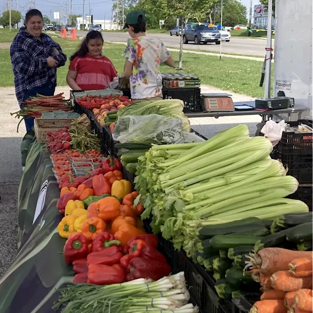 Larger farmers market opens in new Waukegan location; ‘It’s good to see all this here’