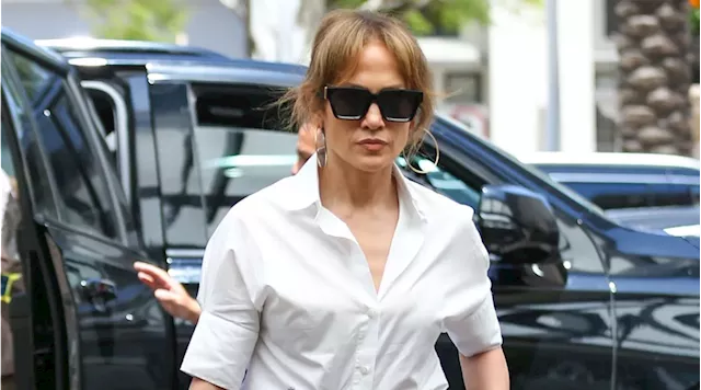 Jennifer Lopez Is All Business in Head-to-Toe Dior and a Rare Birkin Bag