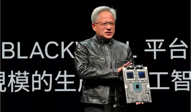 Nvidia briefly passes $3 trillion market cap on back of AI boom