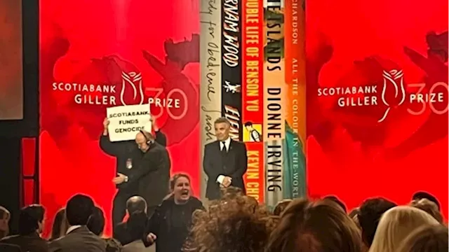 Authors pull books from Giller Prize to protest Scotiabank's investment in Israeli defence contractor