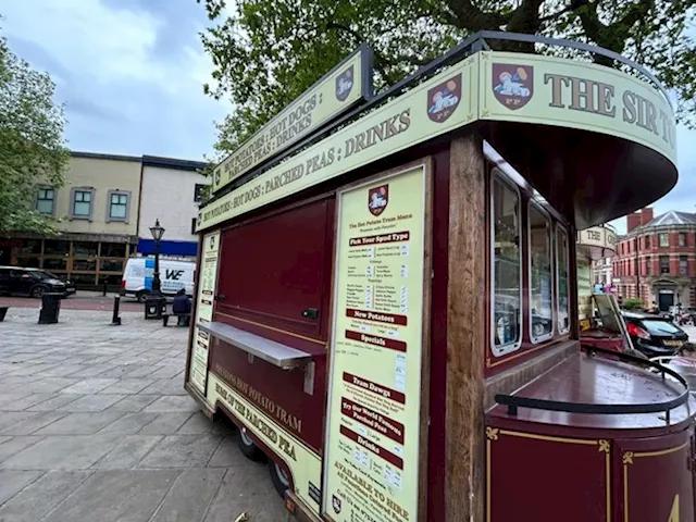 SpudBros prepare to unveil new look hot potato tram on Preston Flag Market