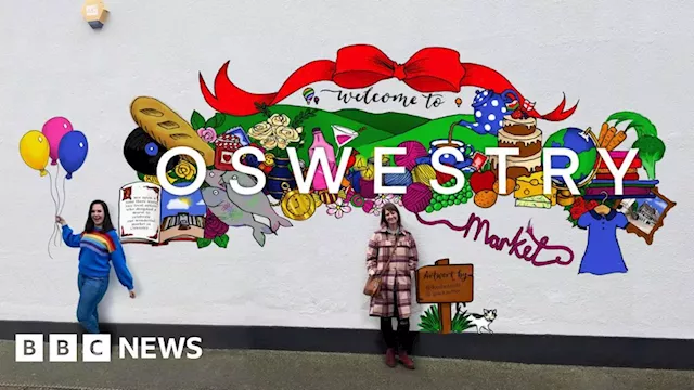 Oswestry market mural commissioned after design backed